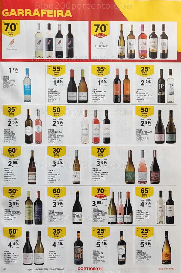 Antevisão Folheto CONTINENTE Promoções de 16 a 22 setembro