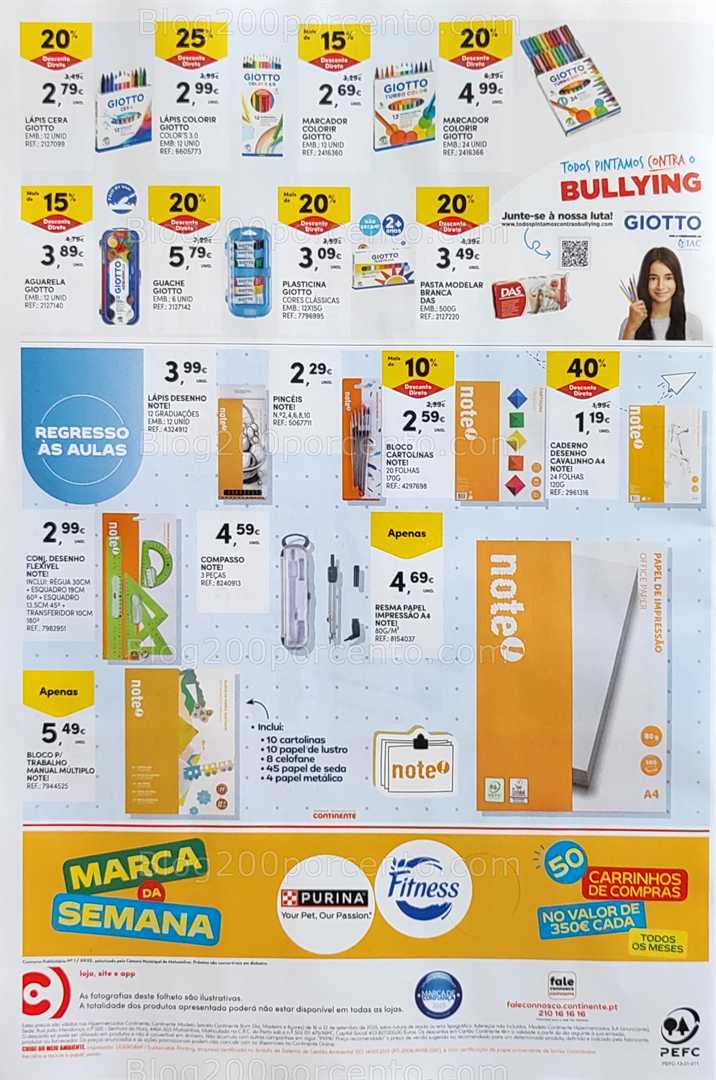 Antevisão Folheto CONTINENTE Promoções de 16 a 22 setembro