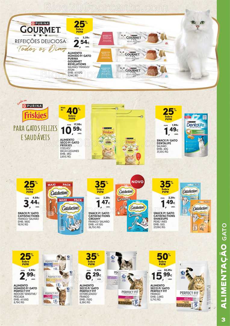 Antevisão Folheto CONTINENTE Açores PetCare Promoções de 23 setembro 13 outubro
