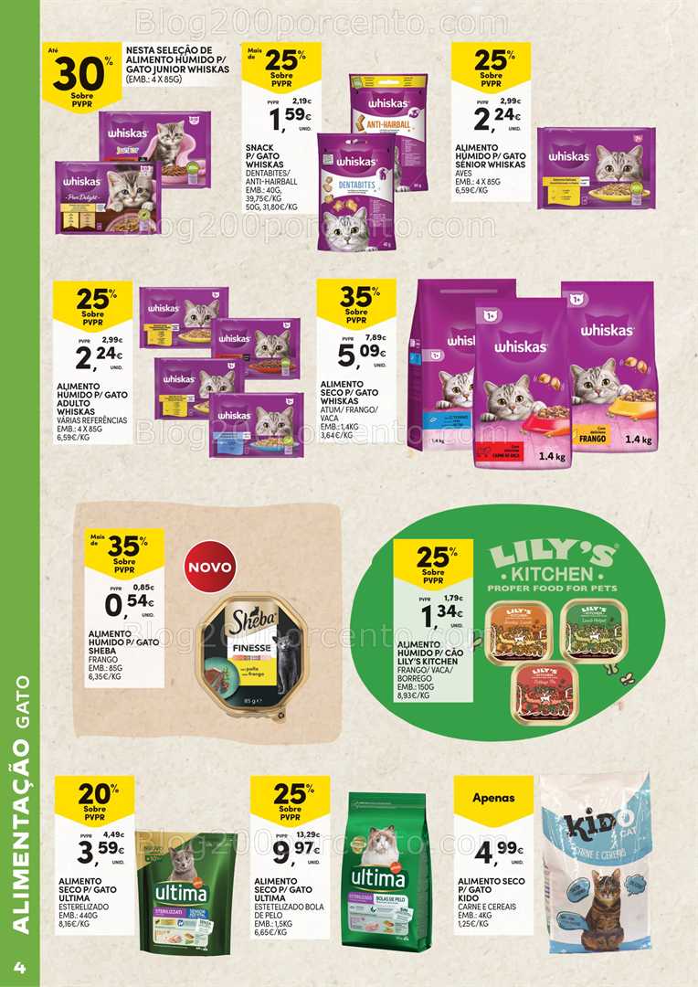 Antevisão Folheto CONTINENTE Açores PetCare Promoções de 23 setembro 13 outubro