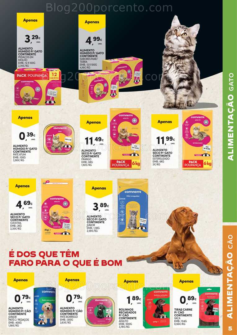Antevisão Folheto CONTINENTE Açores PetCare Promoções de 23 setembro 13 outubro
