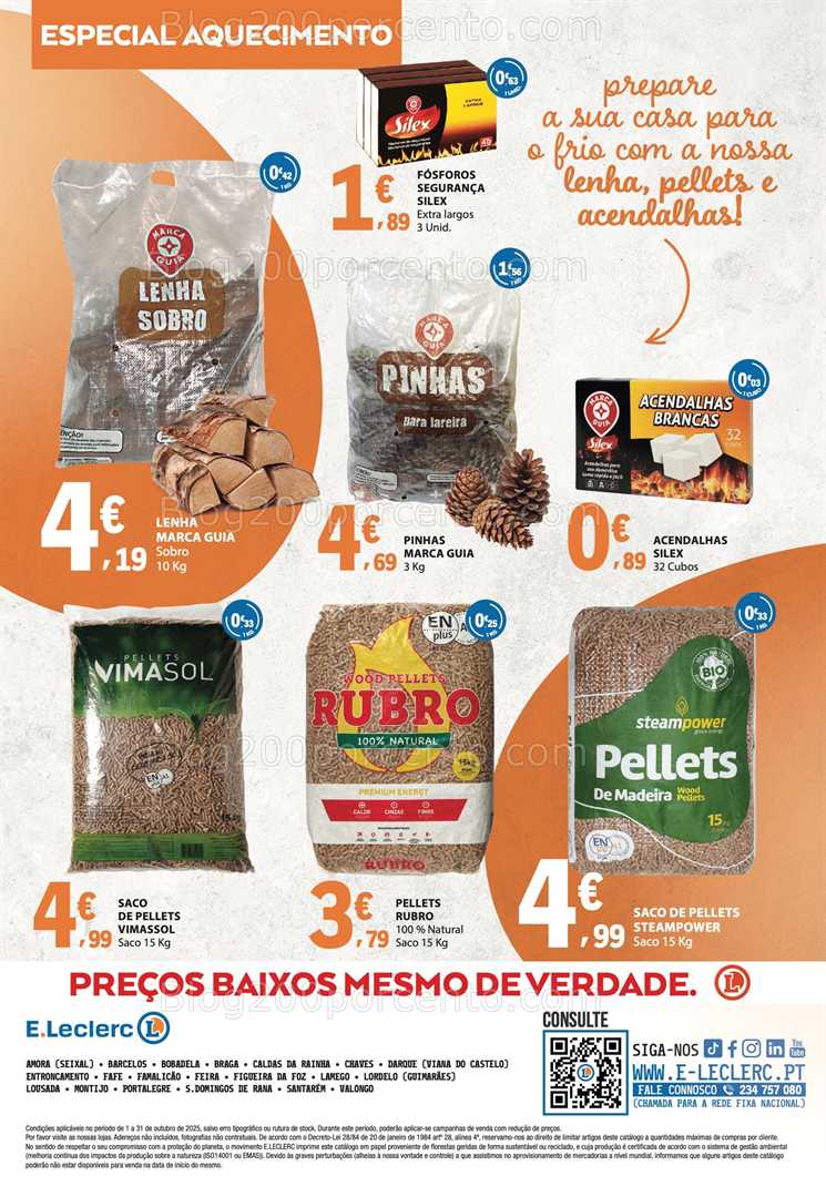 Antevisão Folheto E-LECLERC Marca Própria Promoções de 1 a 31 outubro
