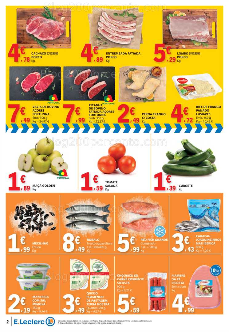 Antevisão Folheto E-LECLERC Promoções Fim de Semana - 12 a 14 setembro