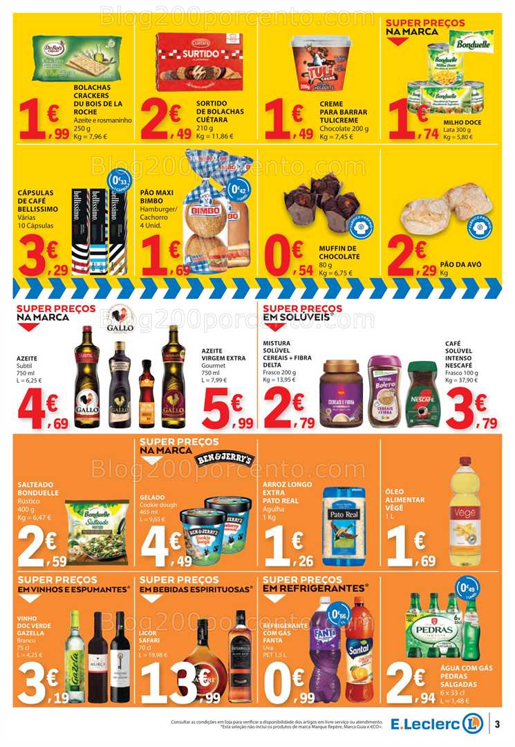 Antevisão Folheto E-LECLERC Promoções Fim de Semana - 12 a 14 setembro