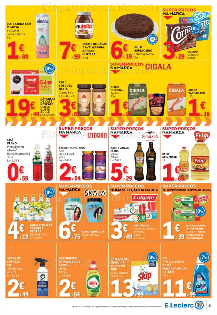 Antevisão Folheto E-LECLERC Promoções Fim de Semana - 19 a 21 setembro