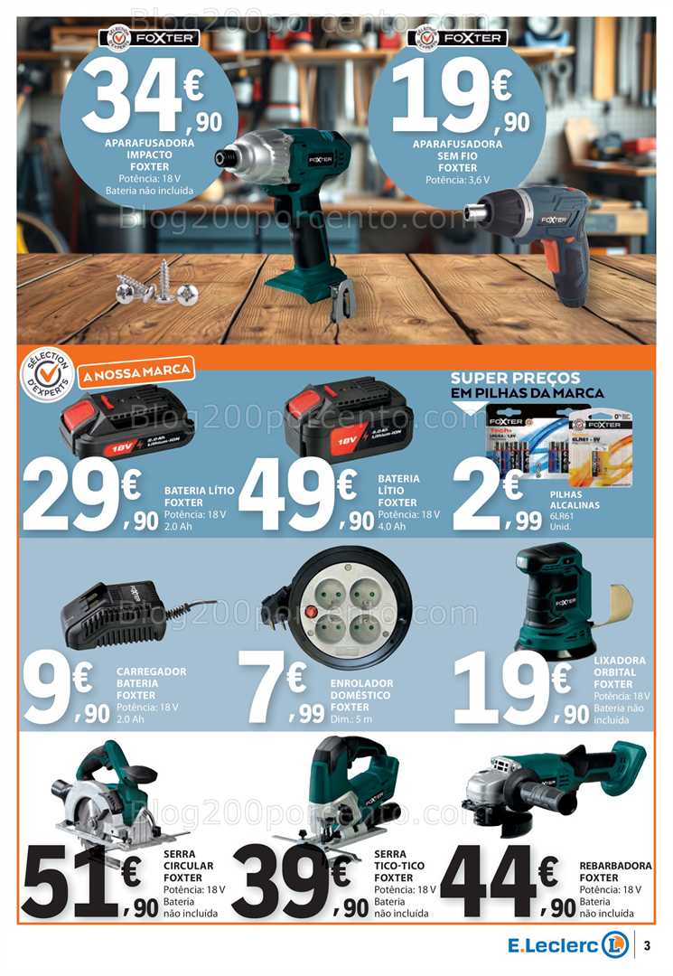 Antevisão Folheto E-LECLERC Bazar Promoções de 11 a 24 setembro