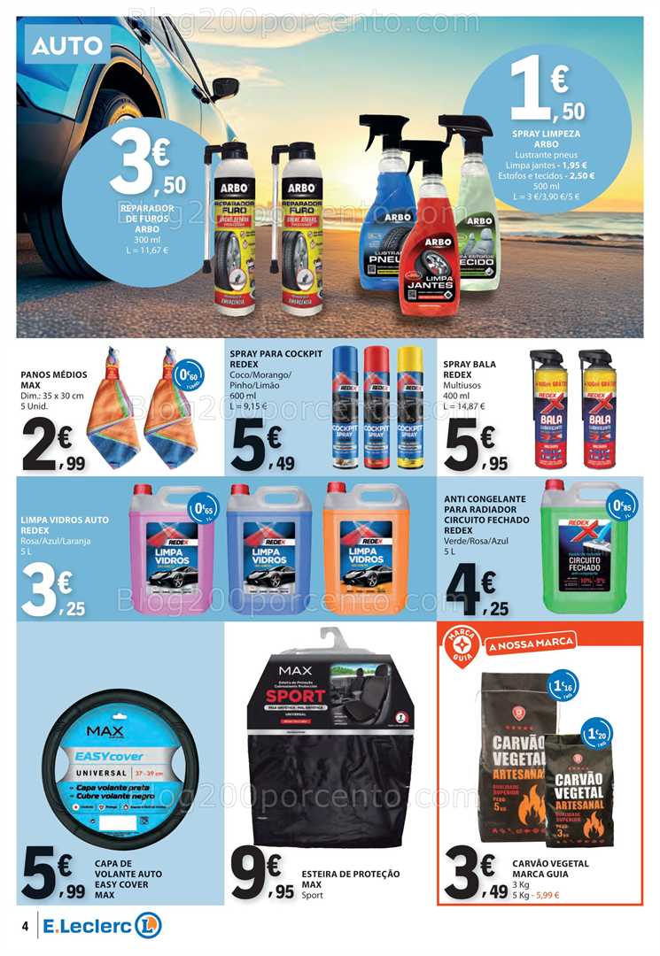 Antevisão Folheto E-LECLERC Bazar Promoções de 11 a 24 setembro