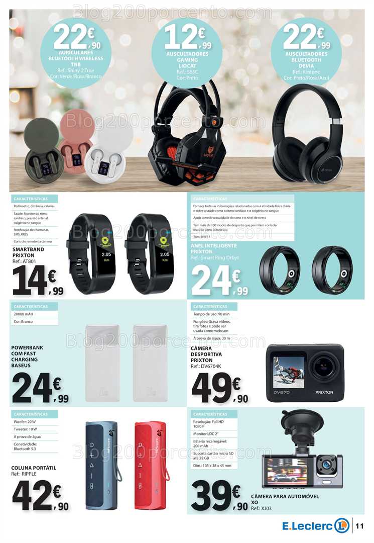Antevisão Folheto E-LECLERC Bazar Promoções de 11 a 24 setembro