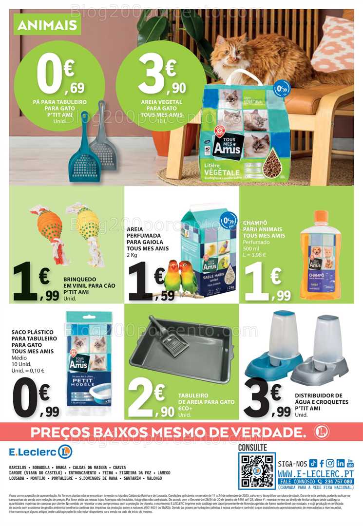 Antevisão Folheto E-LECLERC Bazar Promoções de 11 a 24 setembro