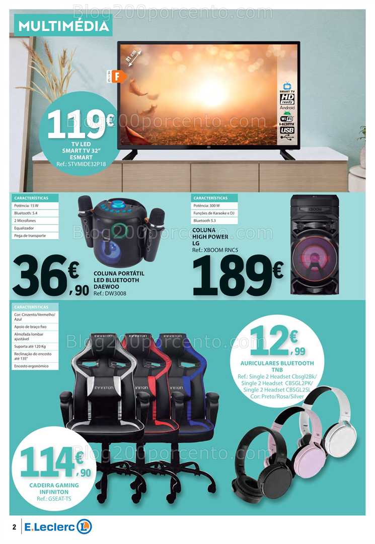 Antevisão Folheto E-LECLERC Promoções de 25 setembro a 8 outubro