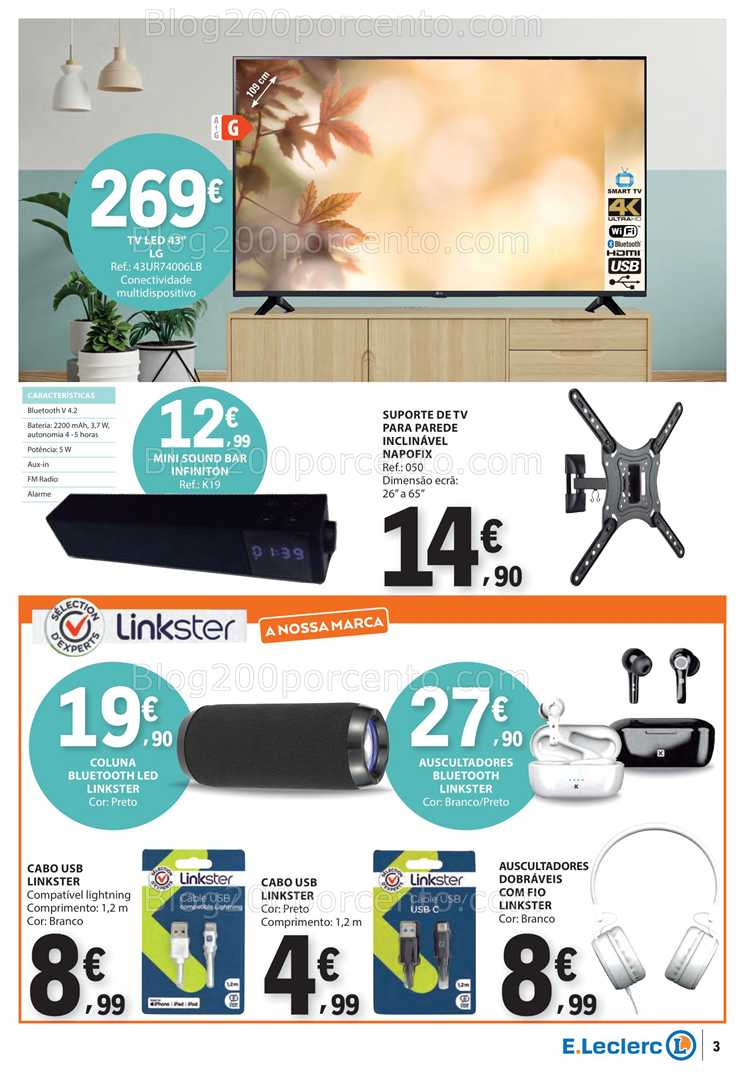 Antevisão Folheto E-LECLERC Promoções de 25 setembro a 8 outubro