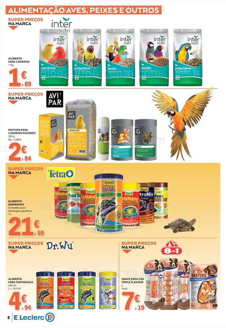 Antevisão Folheto E-LECLERC Feira Animal e Pets Promoções de 30 setembro a 12 outubro