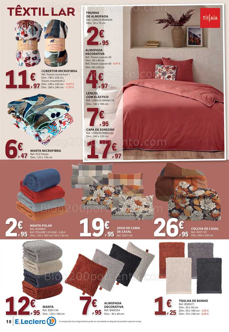 Antevisão Folheto E-LECLERC Bazar Promoções de 16 setembro a 5 outubro