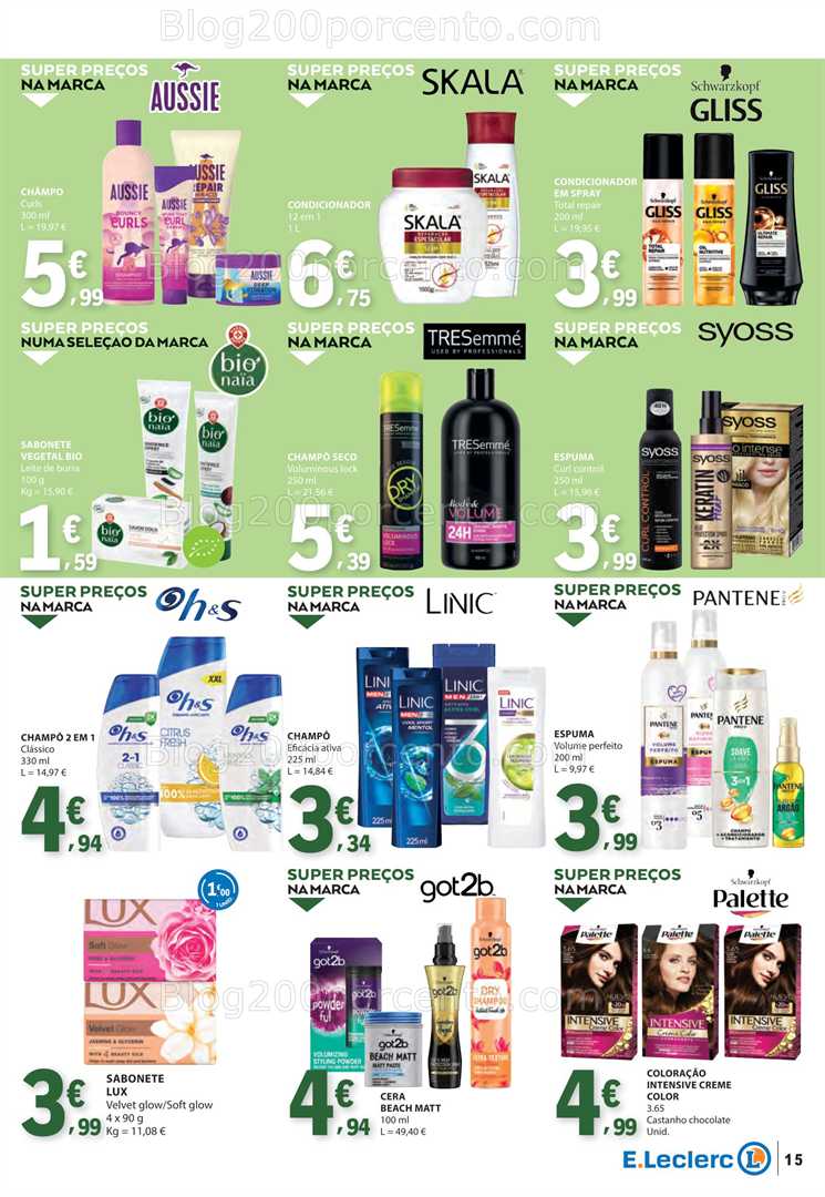 Antevisão Folheto E-LECLERC Bazar Promoções de 16 setembro a 5 outubro