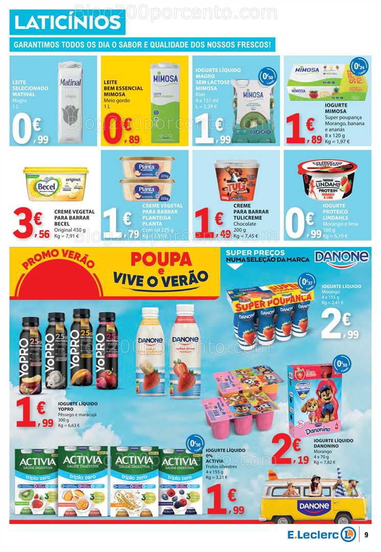 Antevisão Folheto E-LECLERC Promoções de 11 a 17 setembro