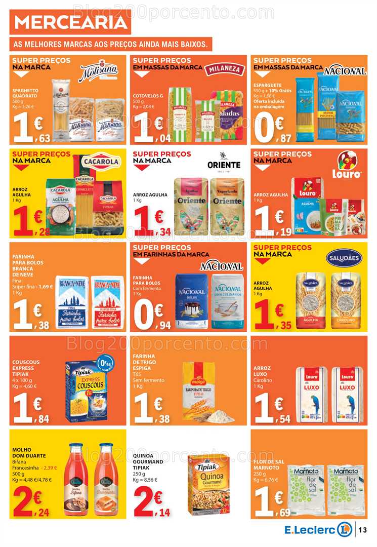 Antevisão Folheto E-LECLERC Promoções de 11 a 17 setembro
