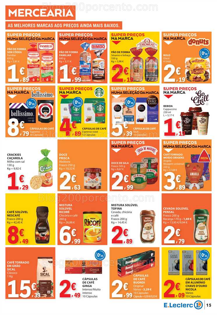 Antevisão Folheto E-LECLERC Promoções de 11 a 17 setembro