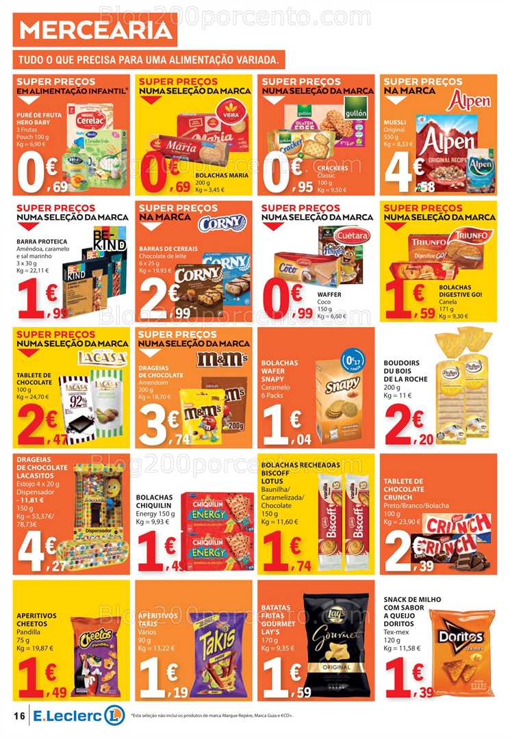 Antevisão Folheto E-LECLERC Promoções de 11 a 17 setembro