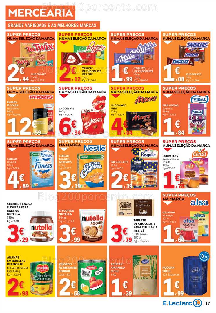 Antevisão Folheto E-LECLERC Promoções de 11 a 17 setembro
