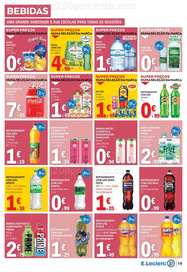 Antevisão Folheto E-LECLERC Promoções de 11 a 17 setembro