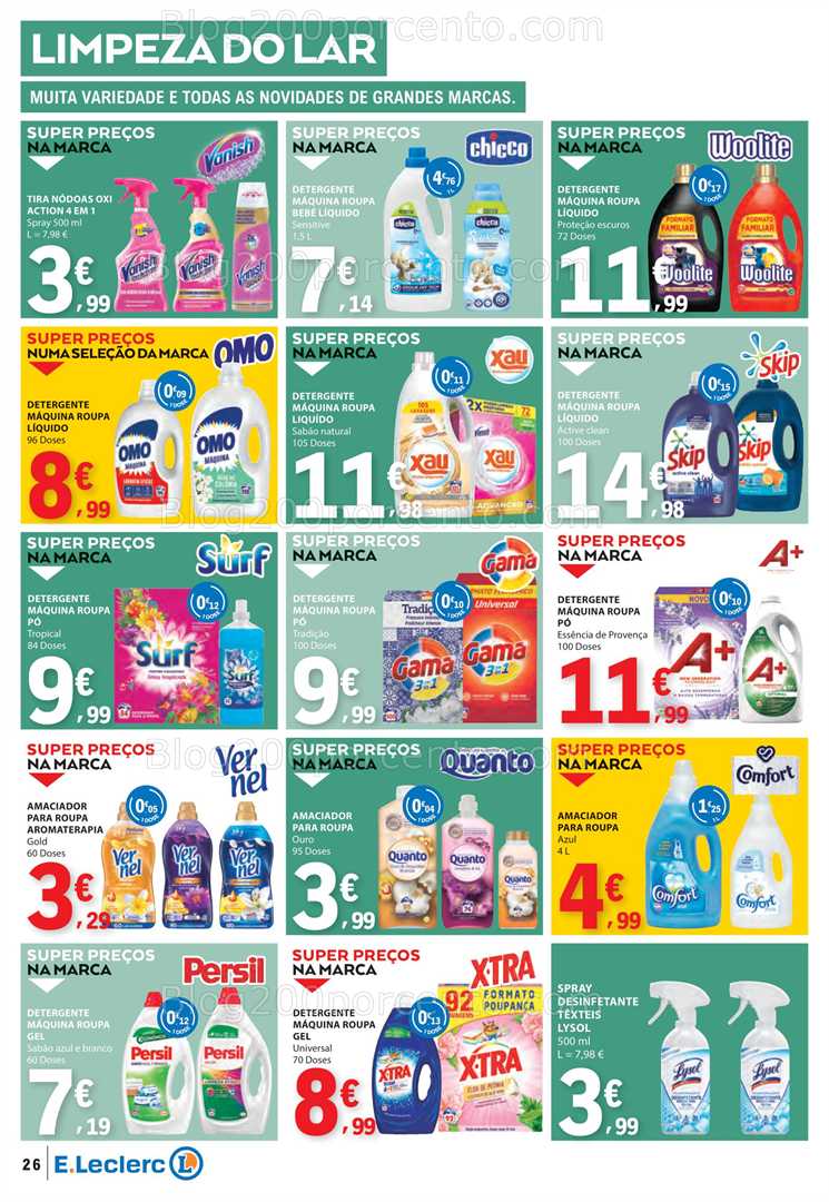 Antevisão Folheto E-LECLERC Promoções de 11 a 17 setembro