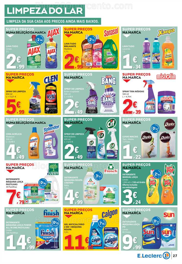 Antevisão Folheto E-LECLERC Promoções de 11 a 17 setembro