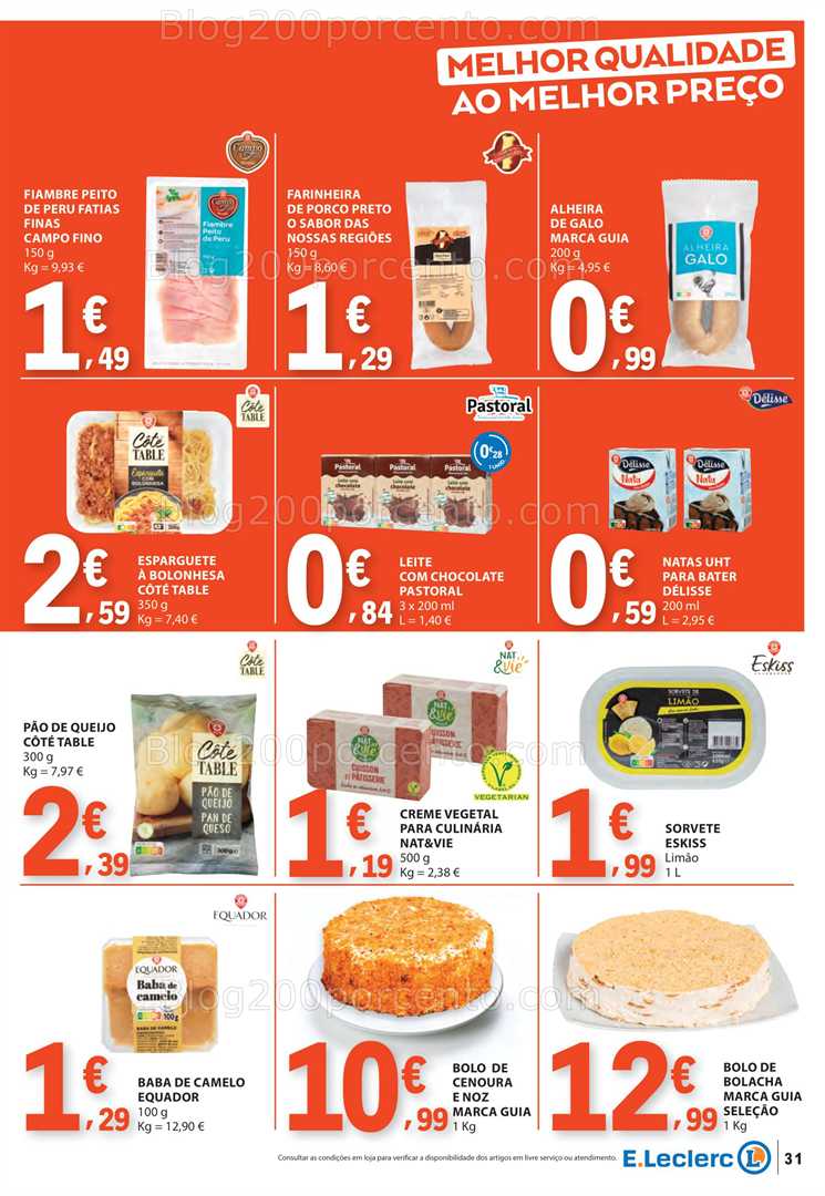 Antevisão Folheto E-LECLERC Promoções de 11 a 17 setembro