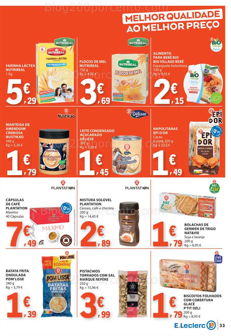 Antevisão Folheto E-LECLERC Promoções de 11 a 17 setembro