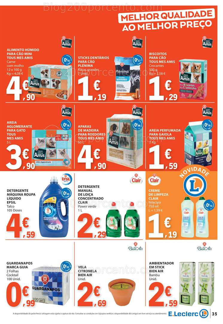 Antevisão Folheto E-LECLERC Promoções de 11 a 17 setembro