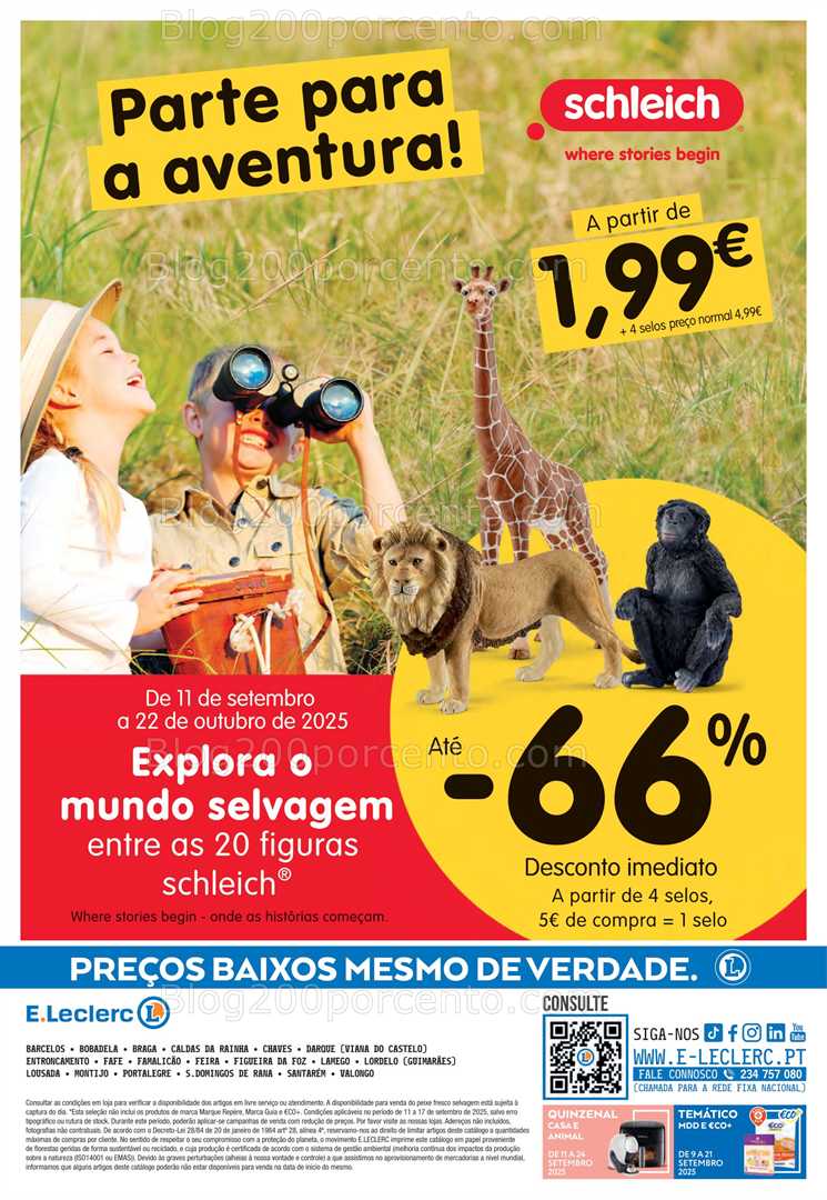 Antevisão Folheto E-LECLERC Promoções de 11 a 17 setembro