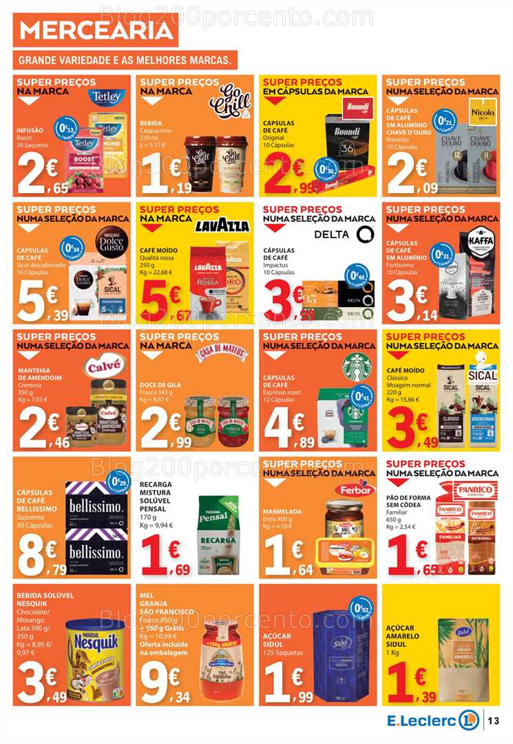Antevisão Folheto E-LECLERC Promoções de 18 a 24 setembro