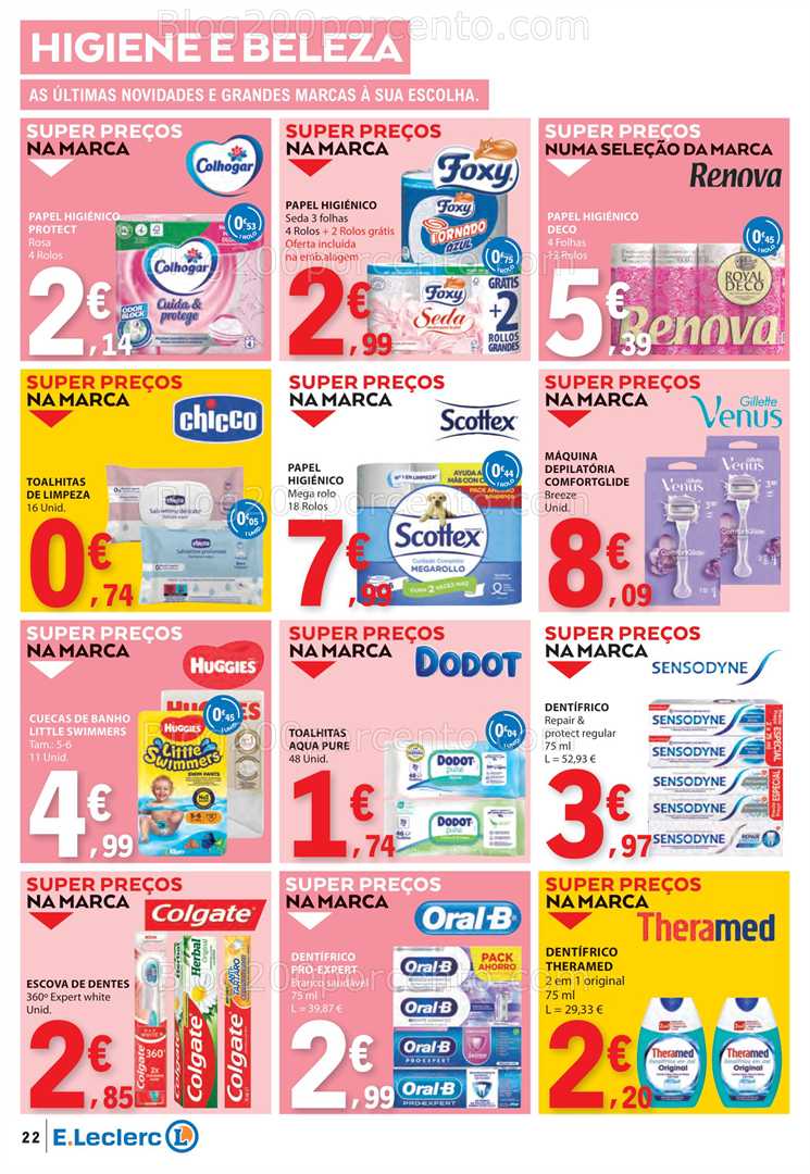 Antevisão Folheto E-LECLERC Promoções de 18 a 24 setembro