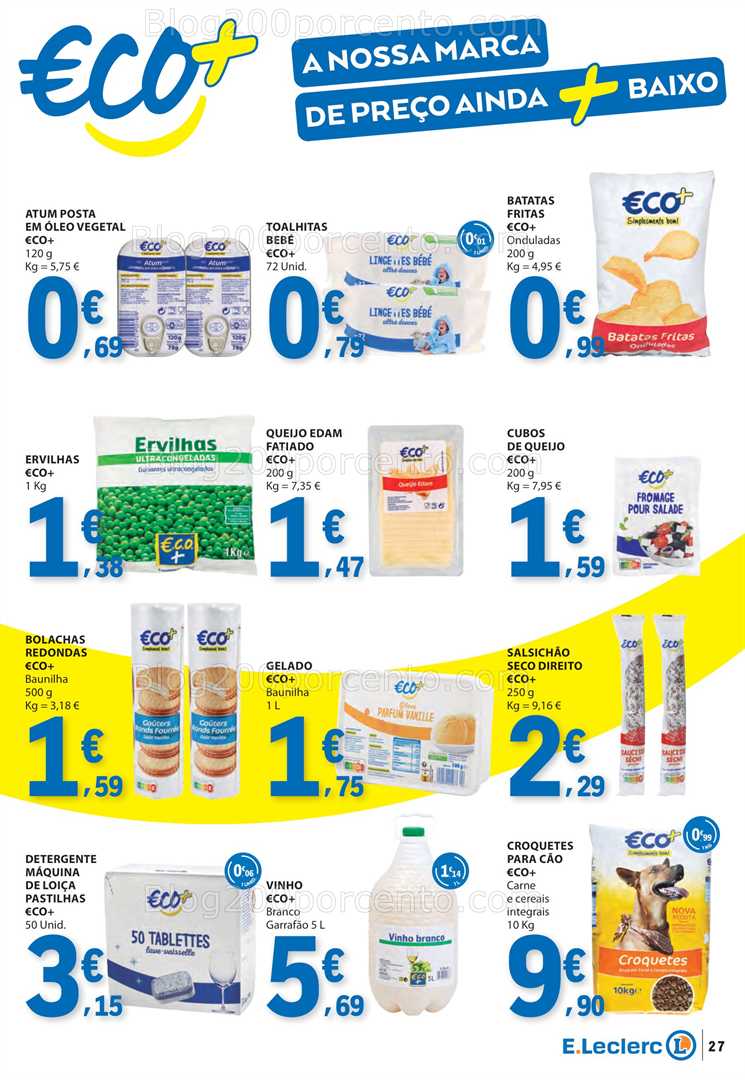 Antevisão Folheto E-LECLERC Promoções de 18 a 24 setembro