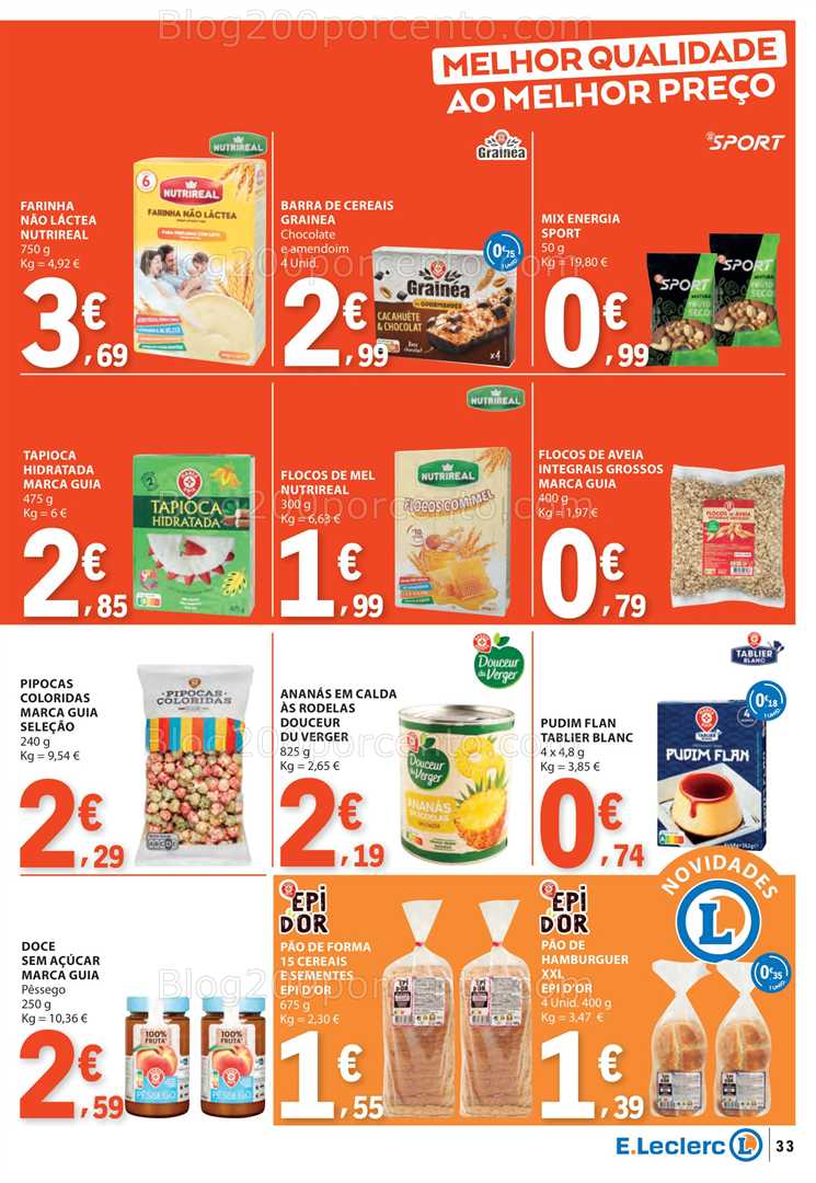 Antevisão Folheto E-LECLERC Promoções de 18 a 24 setembro
