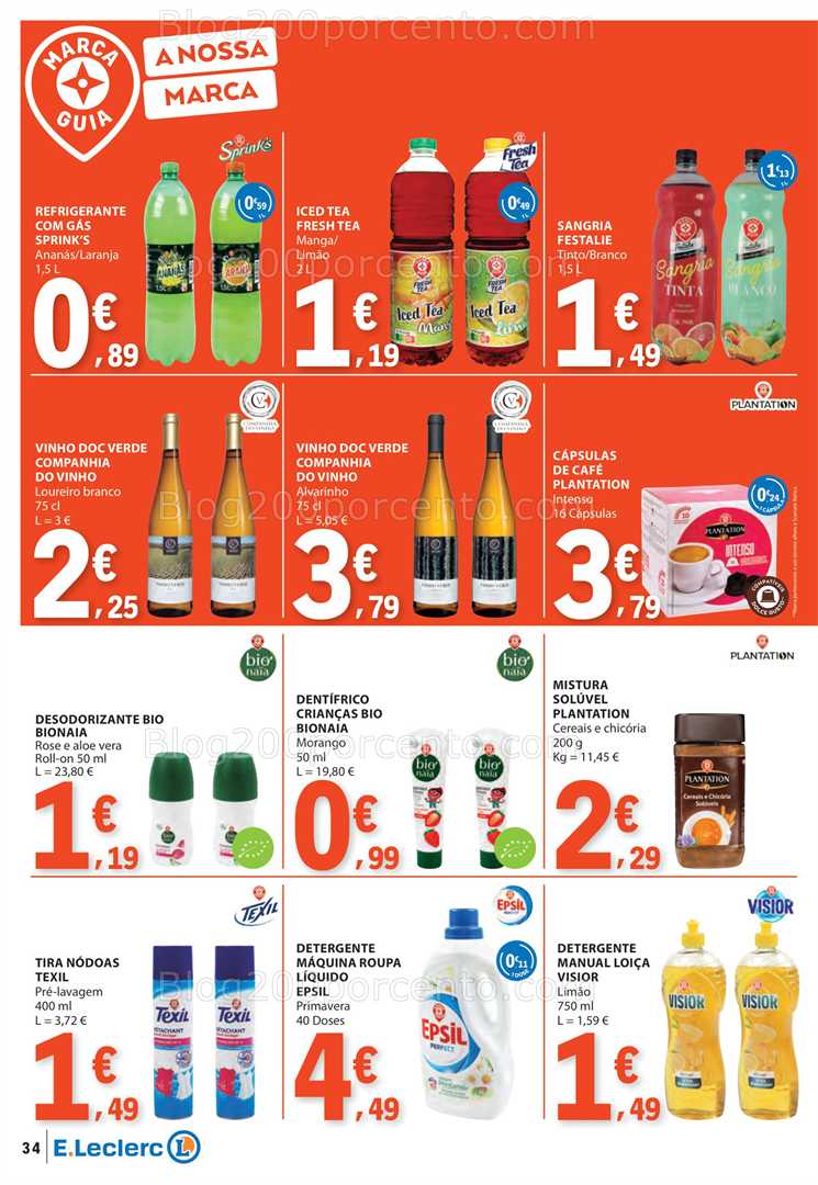 Antevisão Folheto E-LECLERC Promoções de 18 a 24 setembro