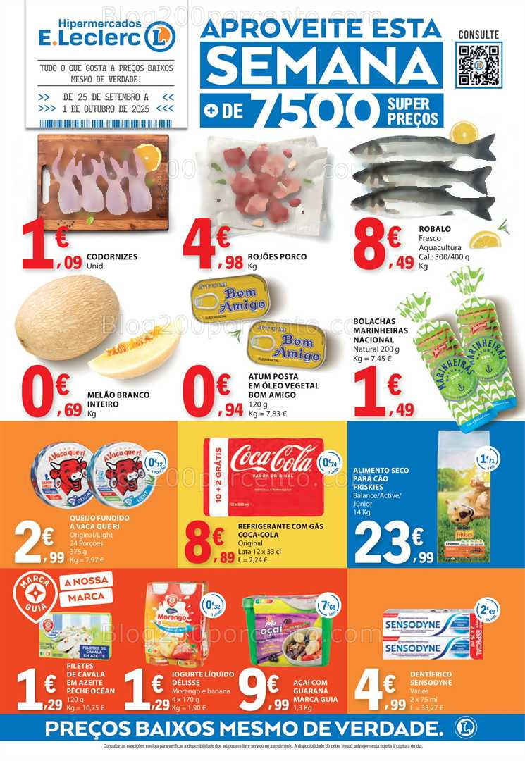 Antevisão Folheto E-LECLERC Promoções de 25 setembro a 1 outubro