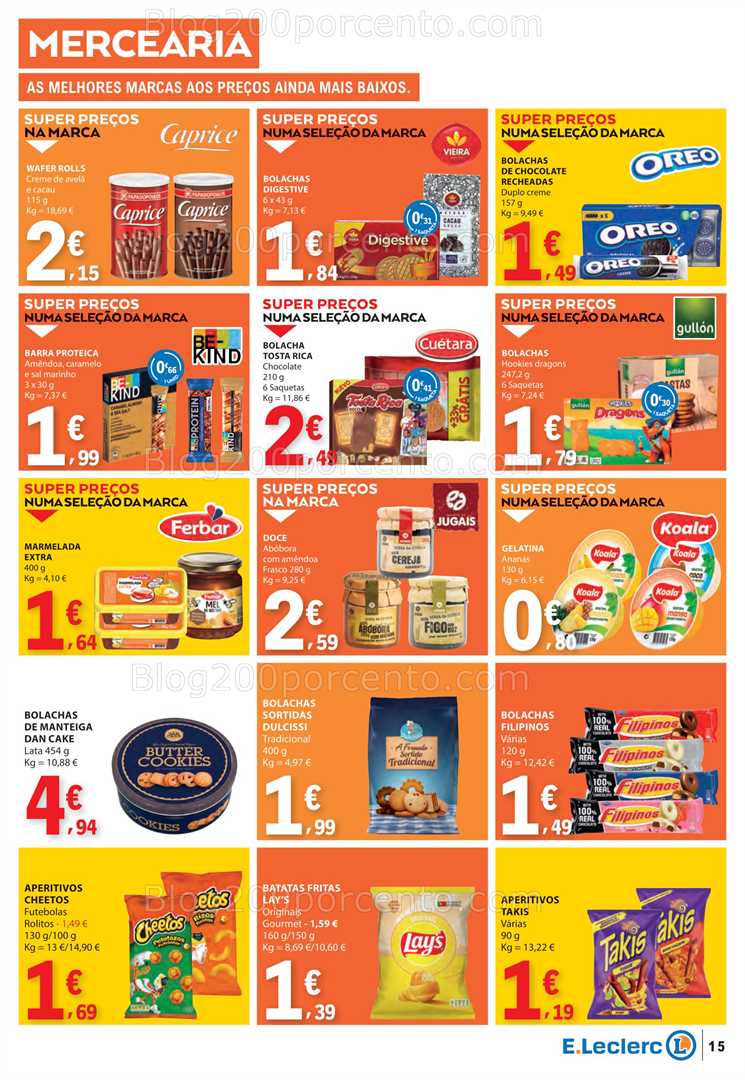 Antevisão Folheto E-LECLERC Promoções de 25 setembro a 1 outubro