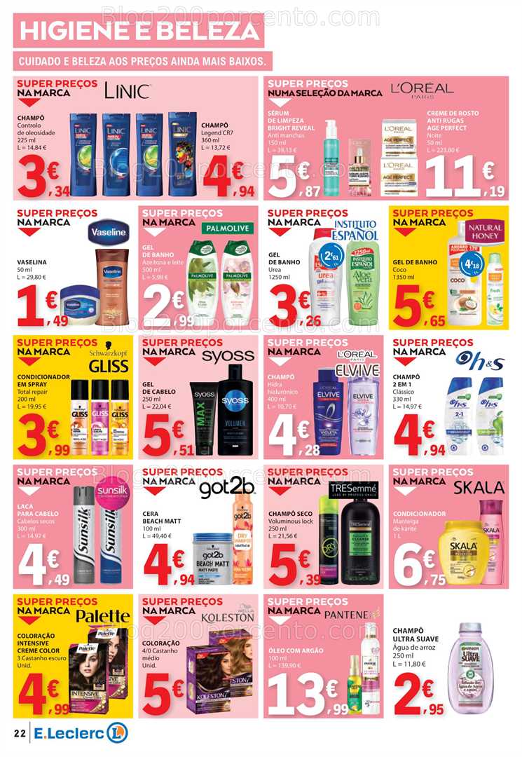 Antevisão Folheto E-LECLERC Promoções de 25 setembro a 1 outubro