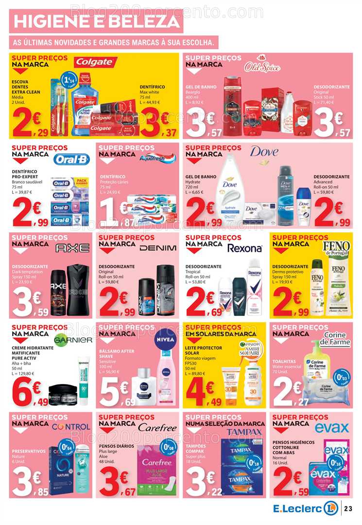 Antevisão Folheto E-LECLERC Promoções de 25 setembro a 1 outubro