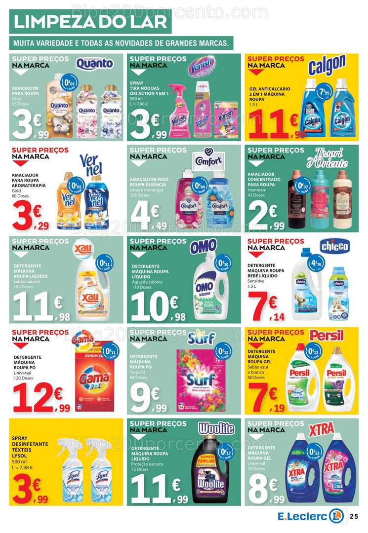 Antevisão Folheto E-LECLERC Promoções de 25 setembro a 1 outubro