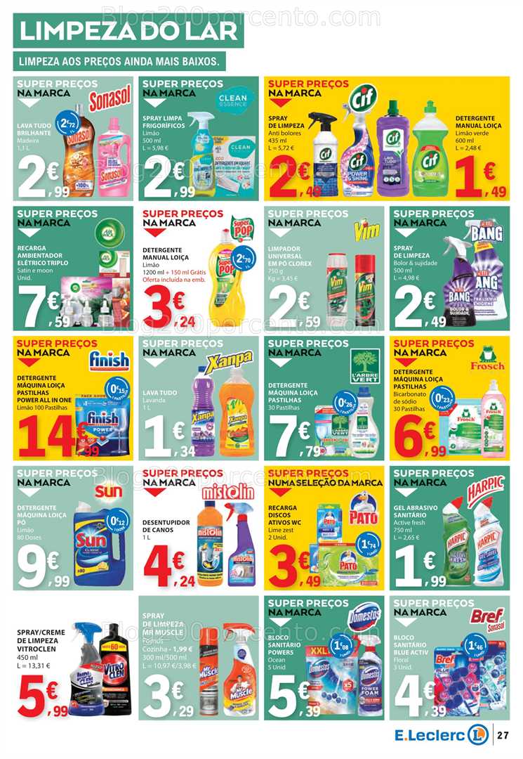Antevisão Folheto E-LECLERC Promoções de 25 setembro a 1 outubro