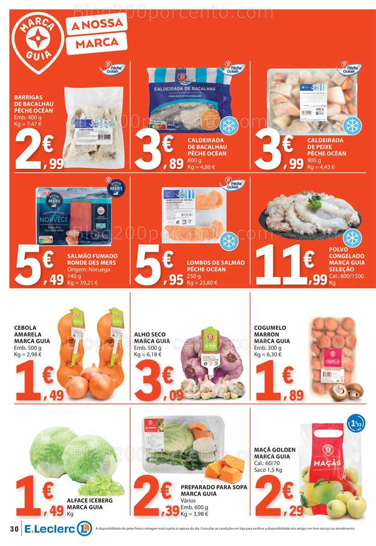 Antevisão Folheto E-LECLERC Promoções de 25 setembro a 1 outubro