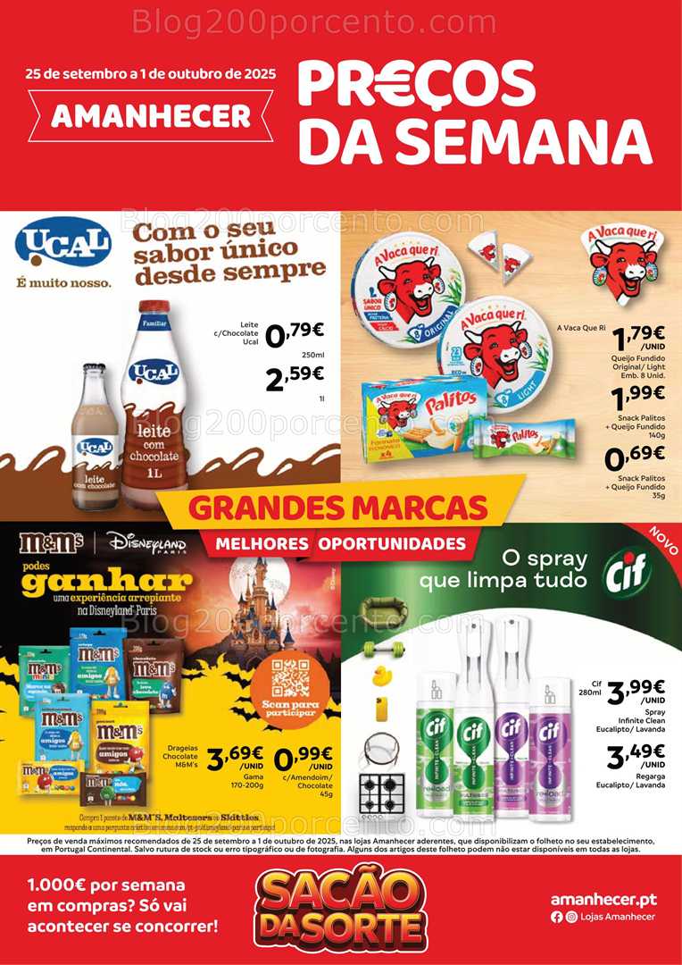Antevisão Folheto AMANHECER Promoções de 25 setembro a 1 outubro