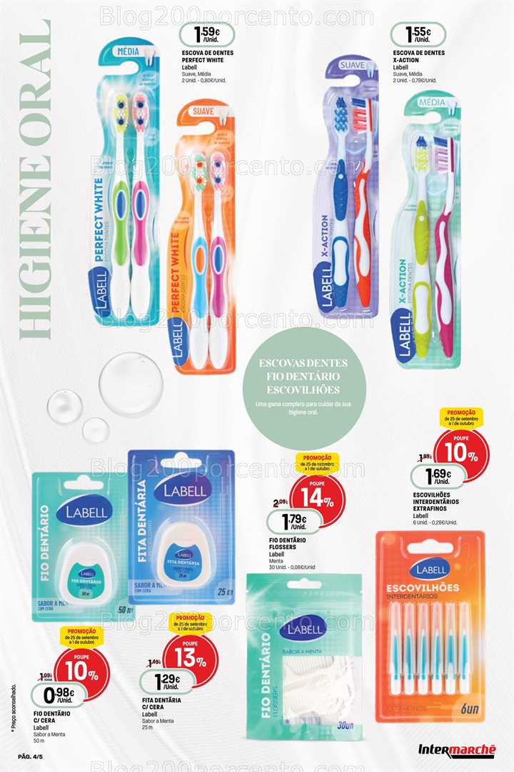 Antevisão Folheto INTERMARCHÉ Especial Beleza Promoções de 25 setembro a 1 outubro