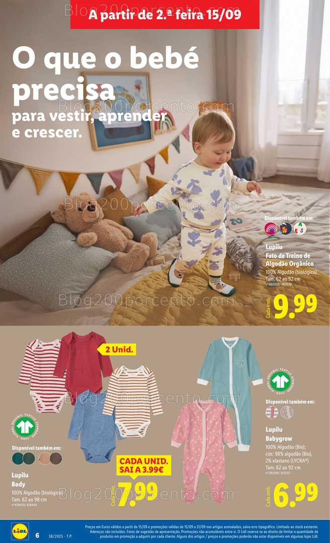 Antevisão Folheto LIDL Bazar Promoções de 15 a 25 setembro