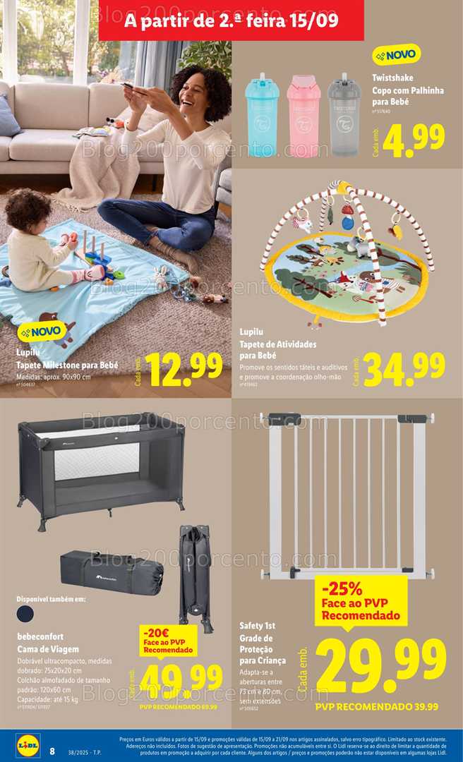 Antevisão Folheto LIDL Bazar Promoções de 15 a 25 setembro