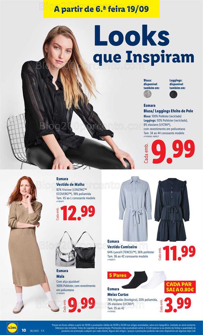 Antevisão Folheto LIDL Bazar Promoções de 15 a 25 setembro