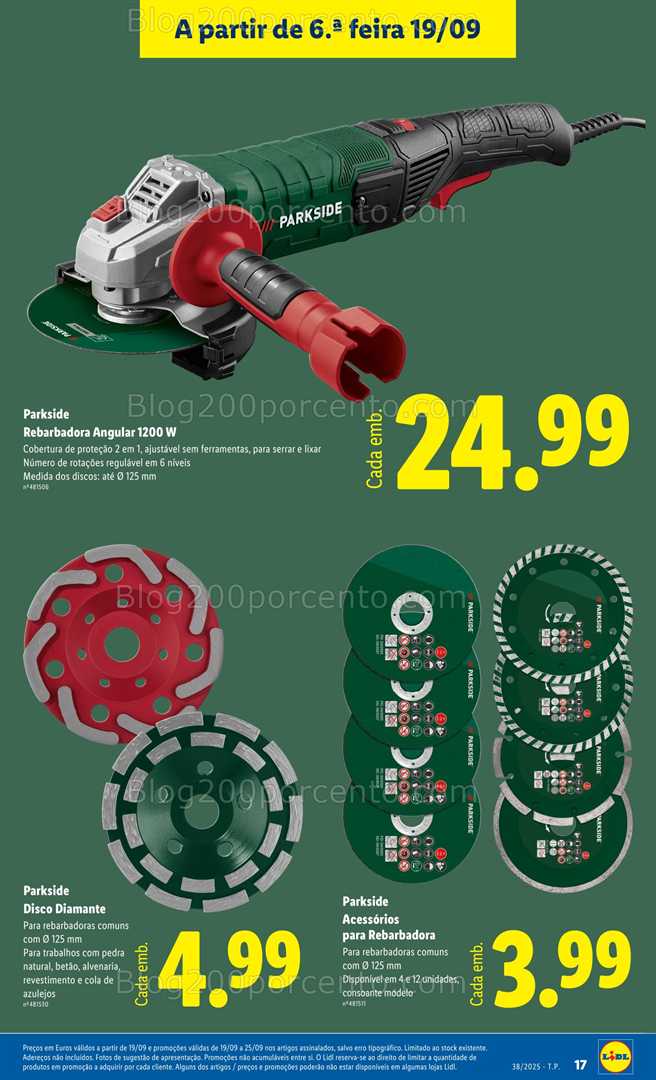 Antevisão Folheto LIDL Bazar Promoções de 15 a 25 setembro