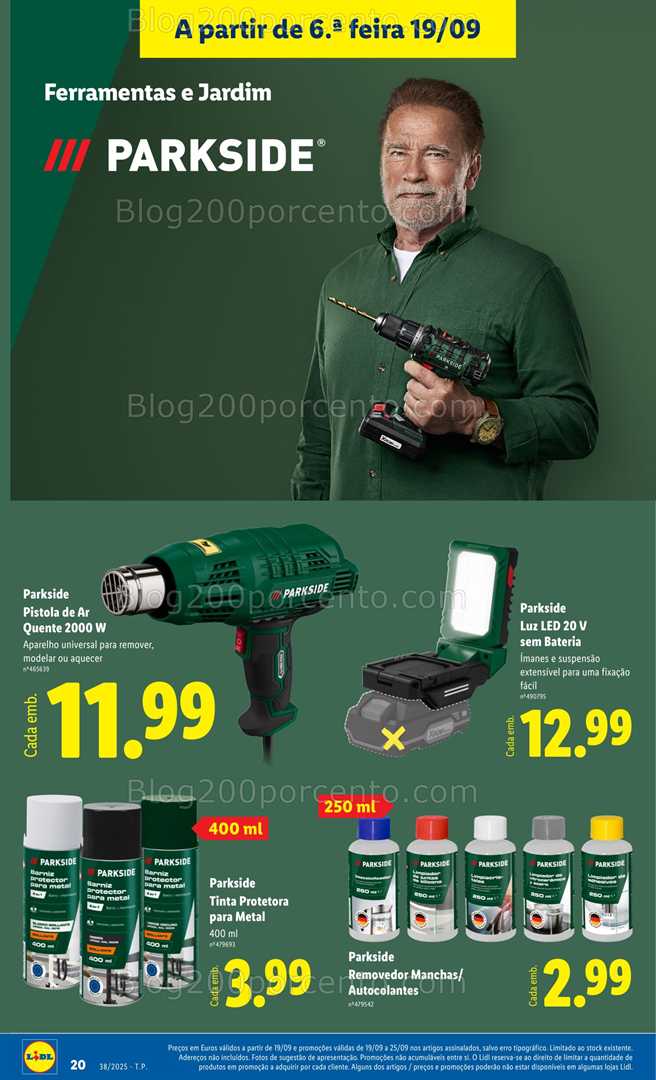 Antevisão Folheto LIDL Bazar Promoções de 15 a 25 setembro