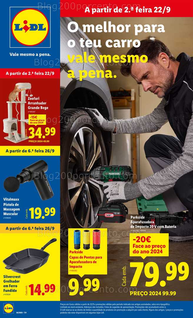 Antevisão Folheto LIDL Bazar Promoções de 26 setembro a 2 outubro - Edição Digital